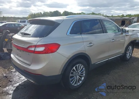 2017 Lincoln Mkx Select z USA, uszkodzony, nr VIN 2LMPJ8KR5HBL50935